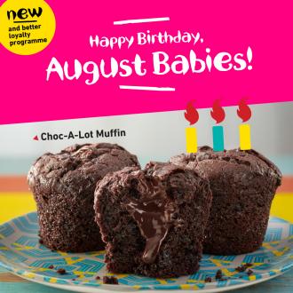 Nando's August Babies Birthday FREE Choc-A-Lot Muffin Promotion