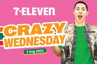 7 Eleven Crazy Wednesday Promotion (3 August 2022)