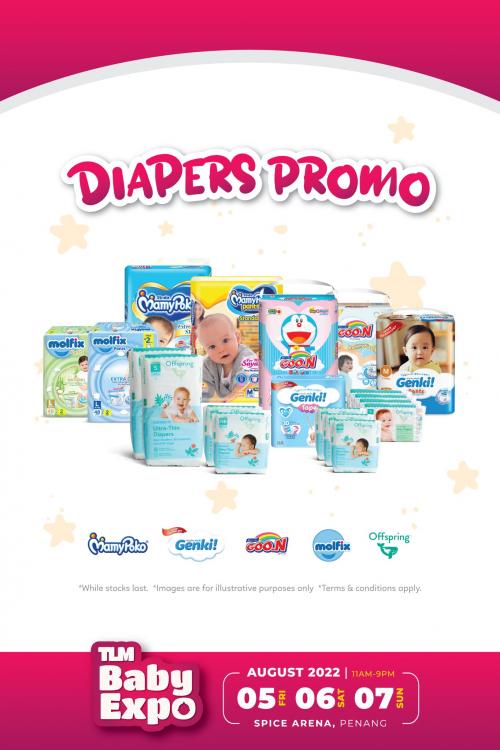 TLM Baby Expo Diapers Promotion (5 August 2022 - 7 August 2022)