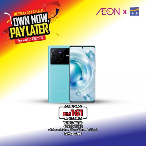 AEON x AEON Credit Service Merdeka Own Now Pay Later Promotion (valid until 31 August 2022)