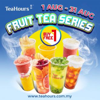 TeaHours Fruit Tea Series Buy 1 FREE 1 Promotion (1 August 2022 - 31 August 2022)