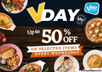 Vivo Pizza Very Vibrant Day 50% OFF Promotion