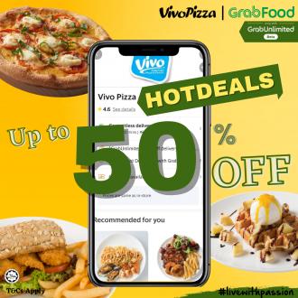 Vivo Pizza GrabFood 50% OFF Promotion (valid until 31 Aug 2022)