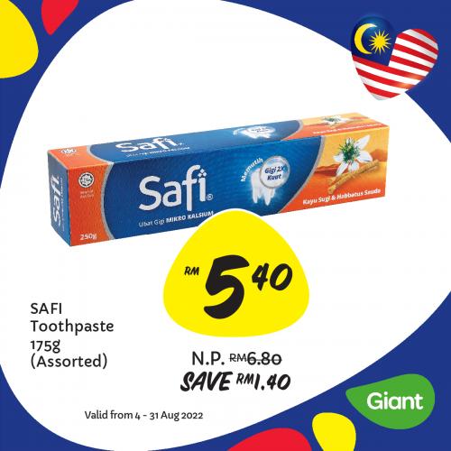 Giant Health & Beauty Promotion Up To 50% OFF (4 August 2022 - 31 August 2022)