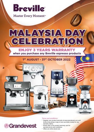 TBM Breville Malaysia Day Celebration Promotion (1 August 2022 - 31 October 2022)