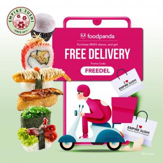 Empire Sushi FoodPanda Free Delivery Promotion