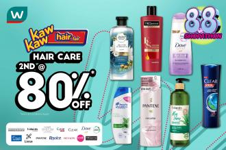 Watsons Hair Care Sale 2nd @ 80% OFF (4 August 2022 - 9 August 2022)