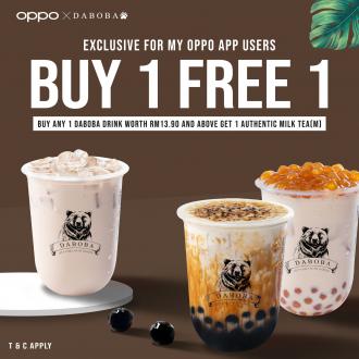 Daboba X OPPO Buy 1 FREE 1 Promotion