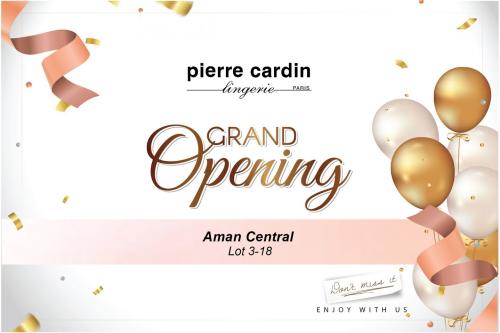 Pierre Cardin Lingerie Aman Central Opening Promotion (27 August 2022 - 28 August 2022)