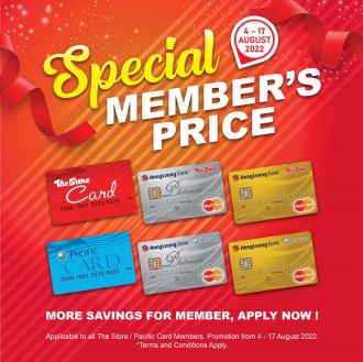 The Store Members Price Promotion (valid until 17 August 2022)