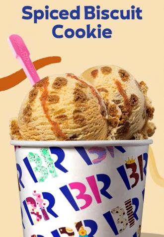 Baskin Robbins Spiced Biscuit Cookie Ice Cream