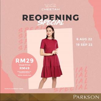 Parkson IOI City Mall Cheetah Reopening Sale (6 Aug 2022 - 19 Sep 2022)