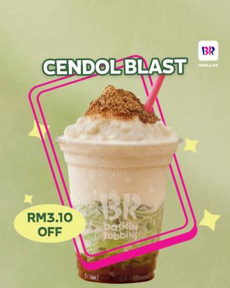 Baskin Robbins App Members Cendol Blast RM3.10 OFF Merdeka Promotion