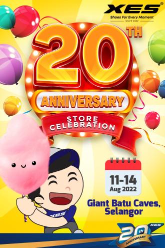XES Shoes Giant Batu Caves 20th Anniversary Promotion (11 August 2022 - 14 August 2022)