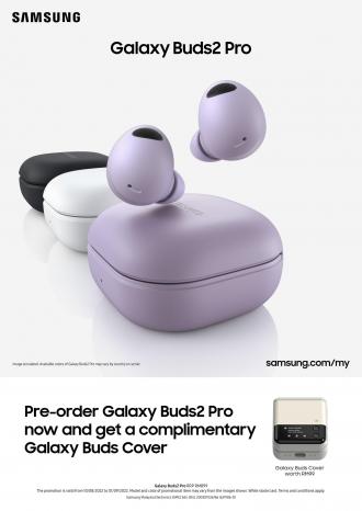 COURTS Galaxy Buds2 Pro FREE Galaxy Buds Cover Promotion (10 August 2022 - 1 September 2022)