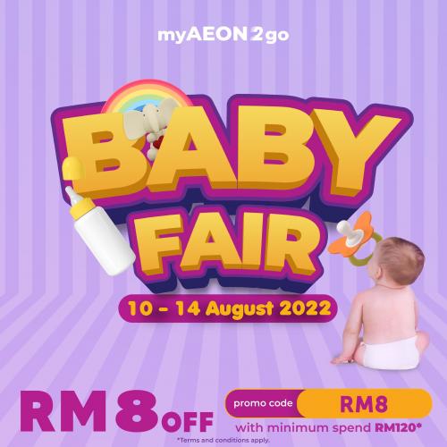 AEON myAEON2go Baby Fair Sale (10 August 2022 - 14 August 2022)