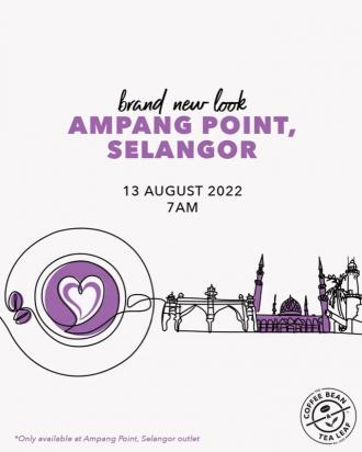 Coffee Bean Ampang Point Opening Promotion (13 August 2022 - 22 August 2022)