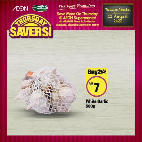 AEON Supermarket Thursday Savers Promotion (11 August 2022)