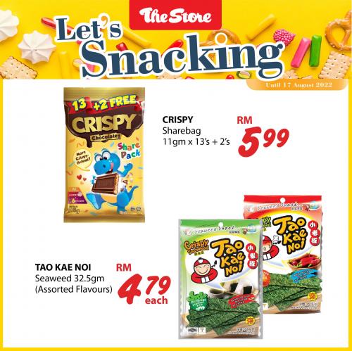 The Store Snacks Promotion (valid until 17 August 2022)