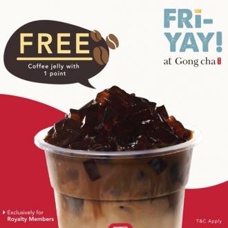 Gong Cha Royalty Members FREE Coffee Jelly Promotion (12 August 2022 - 18 August 2022)