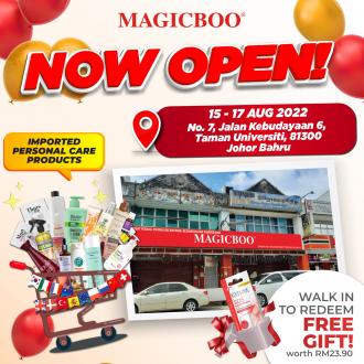 Magicboo Taman Universiti Opening Promotion (15 August 2022 - 17 August 2022)