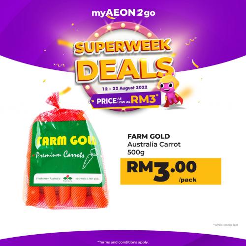 AEON myAEON2go Superweek Deals Promotion (12 August 2022 - 22 August 2022)