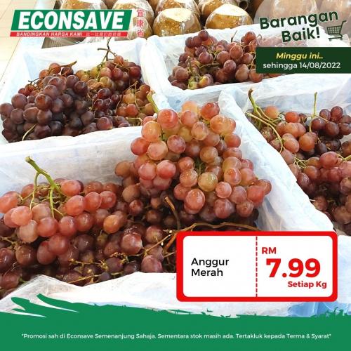 Econsave Weekly Best Products Promotion (valid until 14 August 2022)