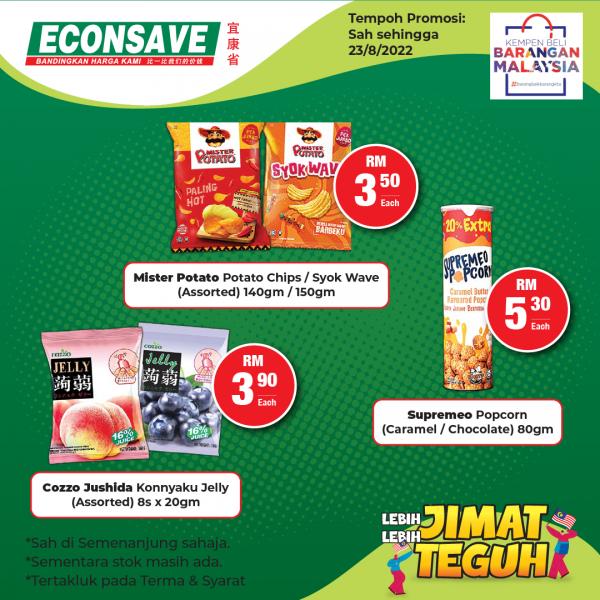 Econsave Malaysia Products Promotion (valid until 23 August 2022)