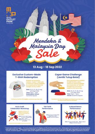 Mitsui Outlet Park Merdeka & Malaysia Day Sale (13 August 2022 - 18 September 2022)