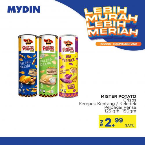 MYDIN Lebih Murah Lebih Meriah Promotion (15 August 2022 - 14 September 2022)