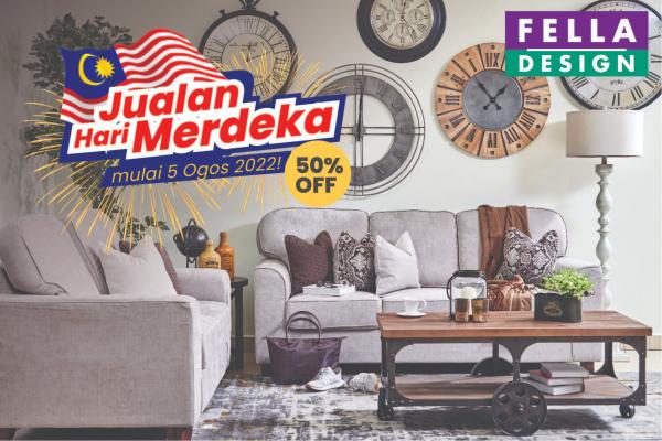 Fella Design Merdeka Sale Up To 50% OFF (5 August 2022 - 31 August 2022)