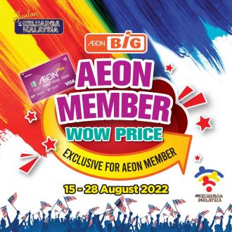 AEON BiG AEON Members Wow Price Promotion (15 August 2022 - 28 August 2022)
