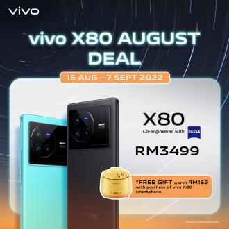 Vivo X80 August Promotion (15 Aug 2022 - 7 Sep 2022)