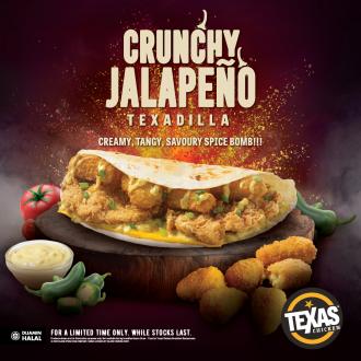 Texas Chicken Crunchy Jalapeno Texadilla
