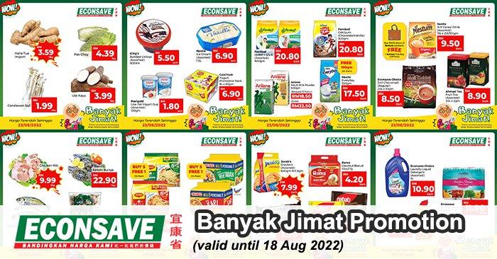 Econsave Banyak Jimat Promotion (valid until 23 Aug 2022)
