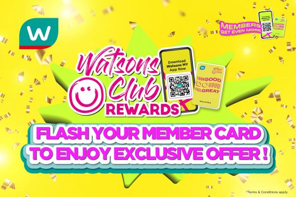 Watsons Member Rewards Promotion (1 January 0001 - 30 April 2023)