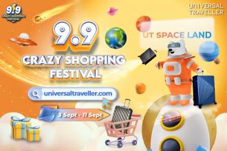 Universal Traveller 9.9 Crazy Shopping Festival Sale (3 September 2022 - 11 September 2022)