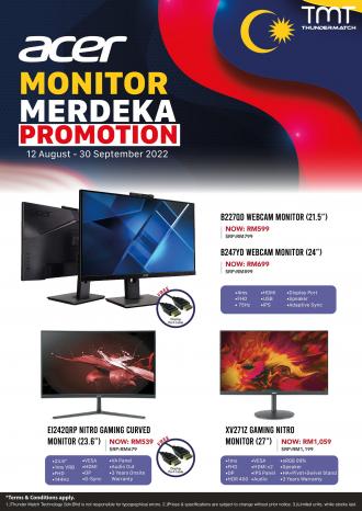 TMT Acer Monitor Merdeka Promotion (valid until 30 September 2022)