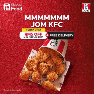 KFC ShopeeFood RM5 OFF & FREE Delivery Promotion (19 August 2022)