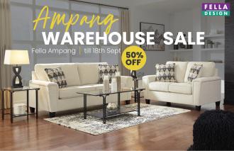 Fella Design Ampang Warehouse Sale Up To 50% OFF (valid until 18 September 2022)