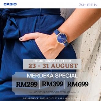 G-Shock Merdeka Promotion at Mitsui Outlet Park (23 August 2022 - 31 August 2022)