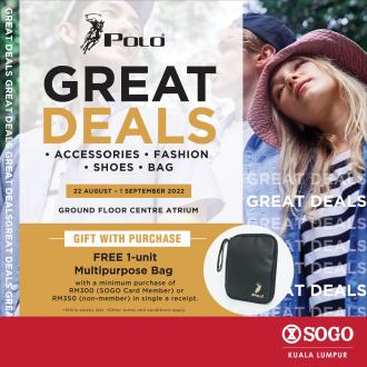 SOGO Kuala Lumpur POLO FREE 1-Unit Multipurpose Bag Promotion (22 Aug 2022 - 1 Sep 2022)