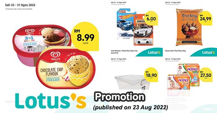 Tesco / Lotus's Berjimat Dengan Kami Promotion published on 23 August 2022