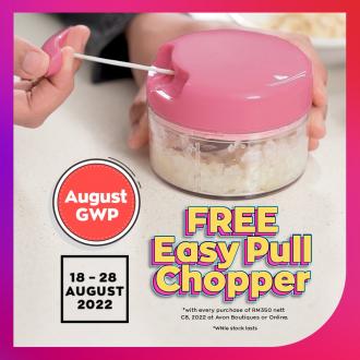 Avon FREE Easy Pull Chopper Promotion (18 August 2022 - 28 August 2022)