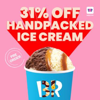 Baskin Robbins 31Day Pre-Order 31% OFF Promotion (23 August 2022 - 25 August 2022)