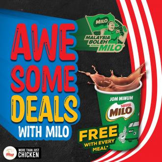 Kedai Ayamas Merdeka FREE Milo Promotion (31 August 2022)