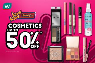 Watsons Cosmetics Sale Up To 50% OFF (25 August 2022 - 29 August 2022)