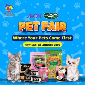 AEON Pet Fair Promotion (valid until 31 August 2022)