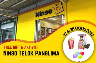 Ninso Telok Panglima FREE Gift Promotion (27 August 2022 - 28 August 2022)