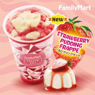 FamilyMart Strawberry Pudding Frappe